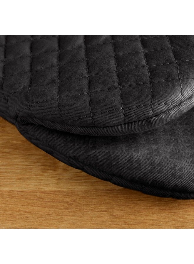 KitchenAid Asteroid Mini Oven Mitt, 5.5"x8", Black - Image 3