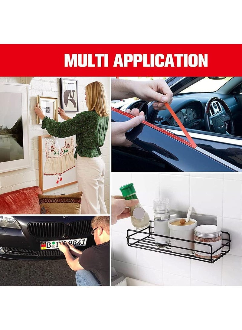 3M Double Sided Tape,Heavy Duty Waterproof Mounting Foam 3M VHB Tape, 300cm Length, 2.5cm Width, Strong Adhesive Tape for Car, Wall, LED Strip Light, Home,Office Decor, 2.5cm x 3m - Image 3
