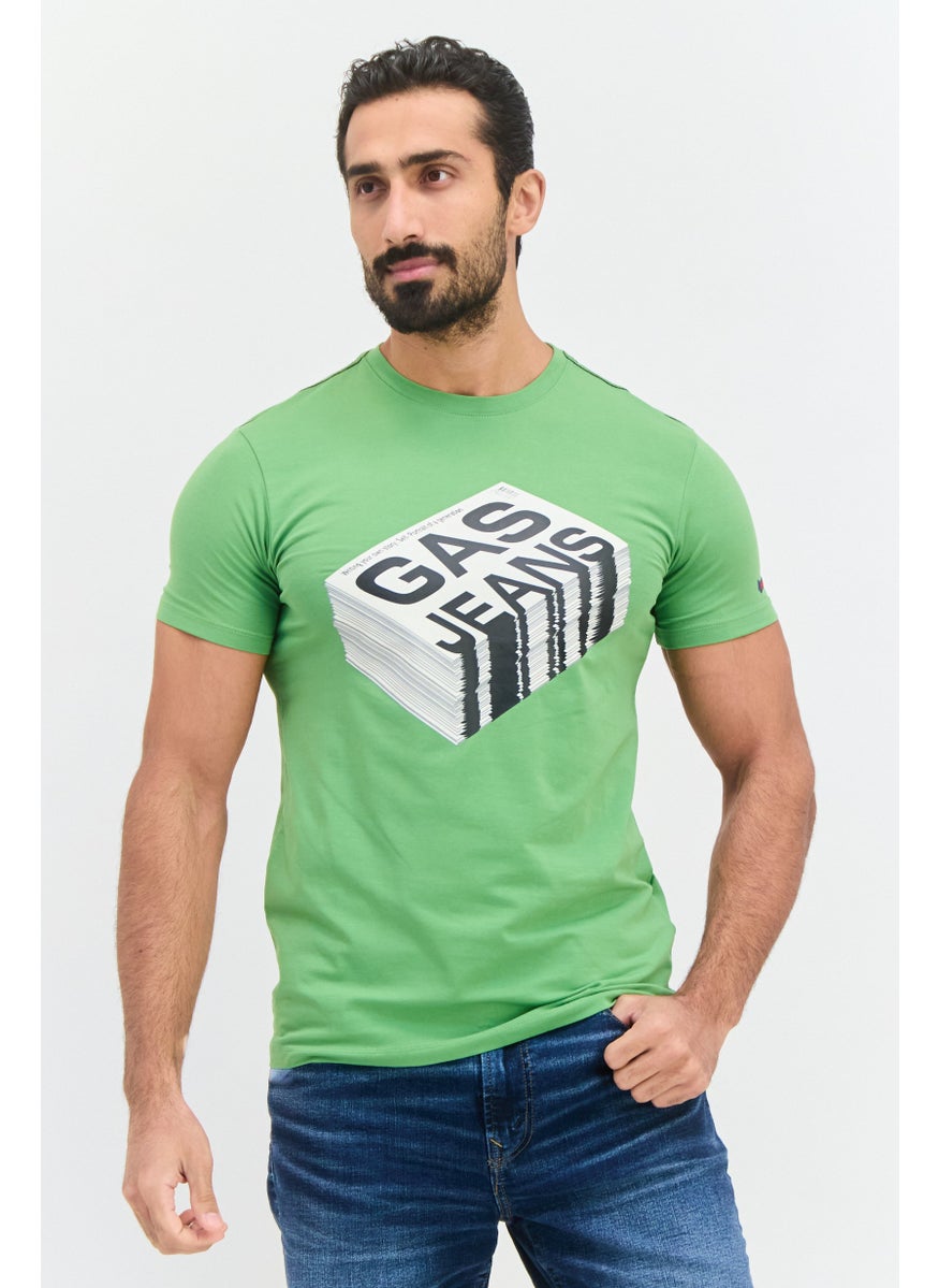 Men Crew Neck Short Sleeve Brand Logo T Shirt, Dark Green - pzsku/ZC15FAA43A6DAFFDC26F5Z/45/_/1737728204/3655a887-1e56-44e0-b0e4-2a823d45bd9c