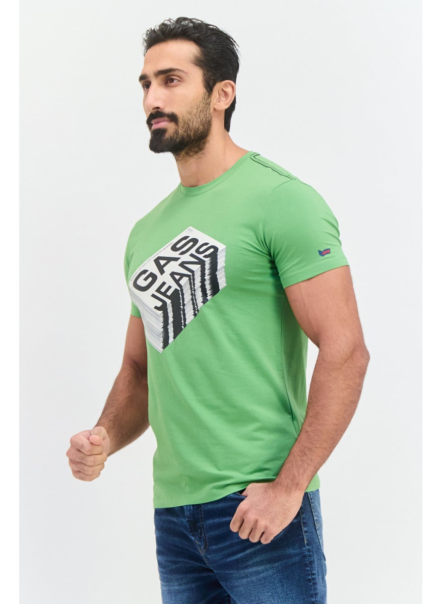 Men Crew Neck Short Sleeve Brand Logo T Shirt, Dark Green - pzsku/ZC15FAA43A6DAFFDC26F5Z/45/_/1737728218/cb382a3c-8863-40e5-85df-fa9cac60d476