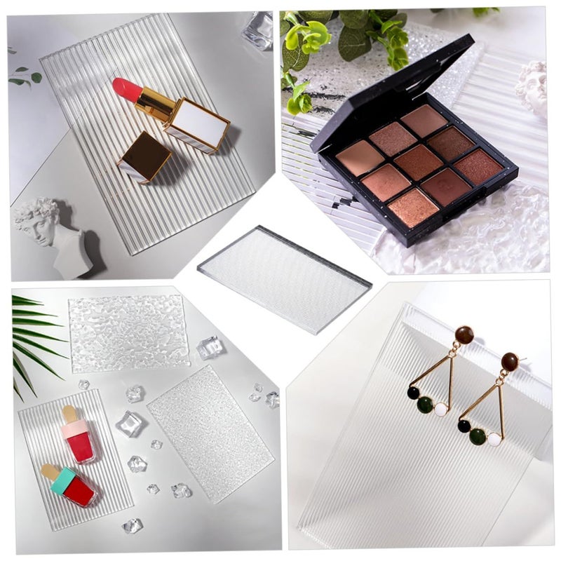 Professional 10x15x0.5cm Thick Reflective Acrylic Sheet Texture Photography Backdrop Prop - Image 5