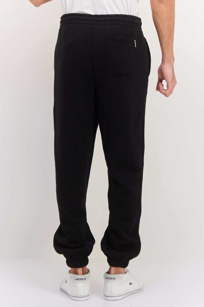 Gotcha سروال جوجر للرجال بقصة عادية مع شعار مطرز، مجموعة سوداء - Image 3