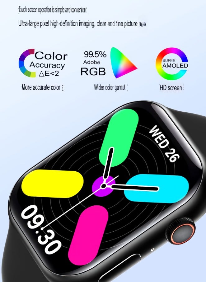 Bluetooth Smart Sports Watch, Water Resistant Durable Health Monitoring Wrist Watch, Lightweight And Comfortable Wireless Charging Smart Watch, (1pc, Silver) - Image 3