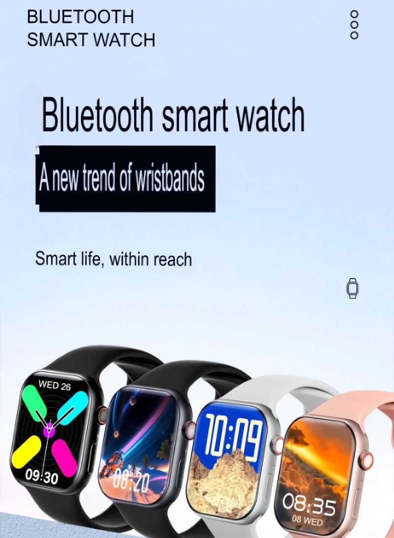 Bluetooth Smart Sports Watch, Water Resistant Durable Health Monitoring Wrist Watch, Lightweight And Comfortable Wireless Charging Smart Watch, (1pc, Silver) - Image 4