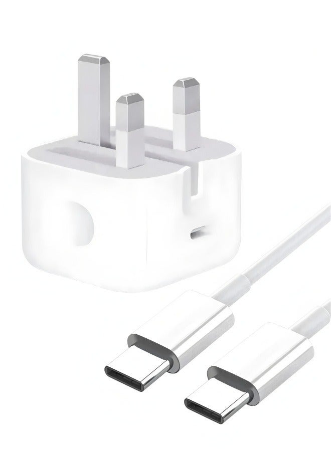 YINPAGE iPhone 15 Pro Max Charger With USB C Port 35 Watt with 1.8M iPhone Fast Charging Cord Type C to C for iPhone 15 Pro max/15 Pro/15 plus/15, Samsung S24 and all USB C mobiles / Tabs - Image 1
