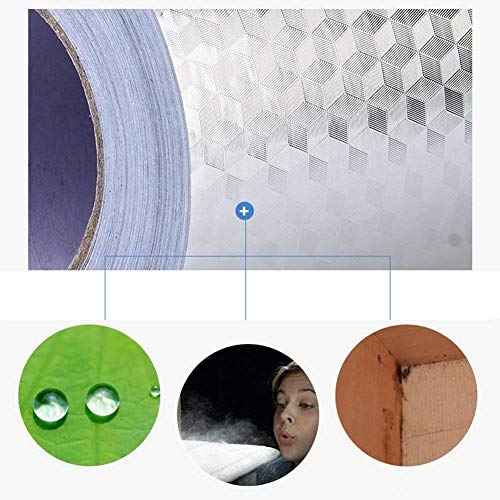 Ad Fresh Aluminium Foil Stickers, Oil Proof, Kitchen Backsplash Wallpaper Self-Adhesive Wall Sticker (Silver Plan, 60 cm x 500 cm (5 Meter)) - Image 3