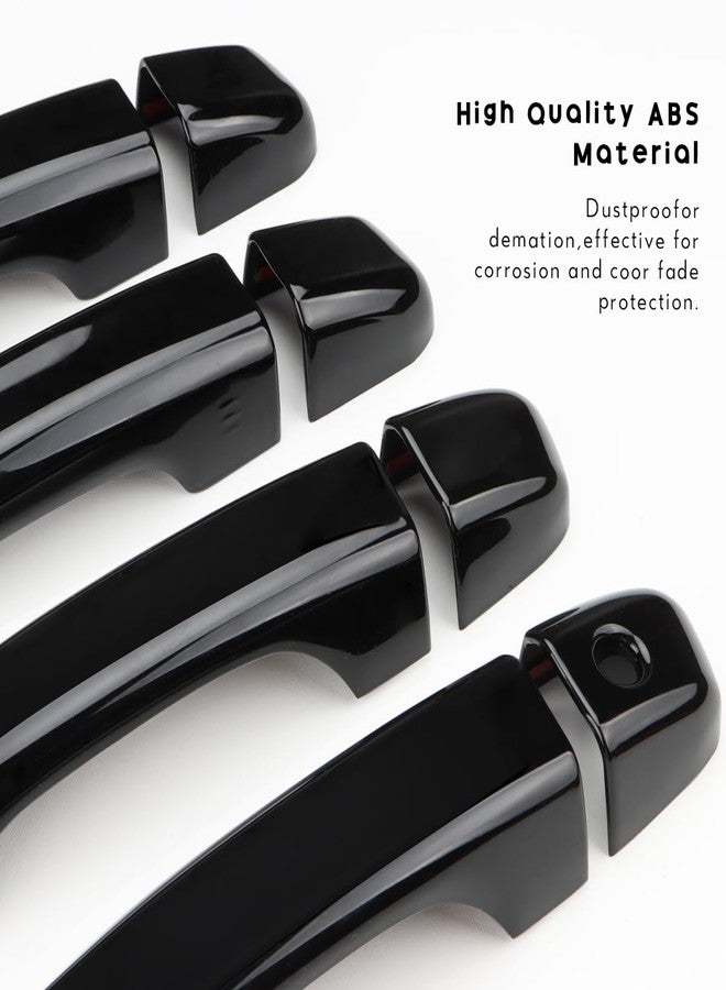 DLOVEG Car Door Handle Cover Compatible for 2018 2019 2020 2021 2022 Honda Accord Accessories Black Door Handle Protector (Without Keyless Entry Holes) - Image 5