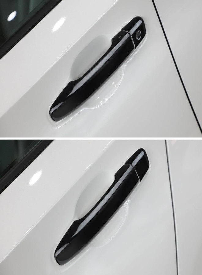 DLOVEG Car Door Handle Cover Compatible for 2018 2019 2020 2021 2022 Honda Accord Accessories Black Door Handle Protector (Without Keyless Entry Holes) - Image 3