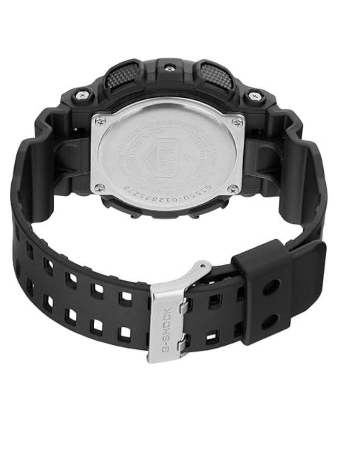 G-SHOCK ساعة رجال جي شوك GA110MF-1A تناظرية-رقمية بقرص أسود - Image 2