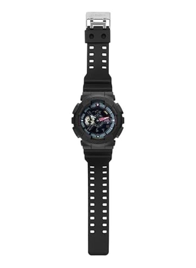 G-SHOCK ساعة رجال جي شوك GA110MF-1A تناظرية-رقمية بقرص أسود - Image 3