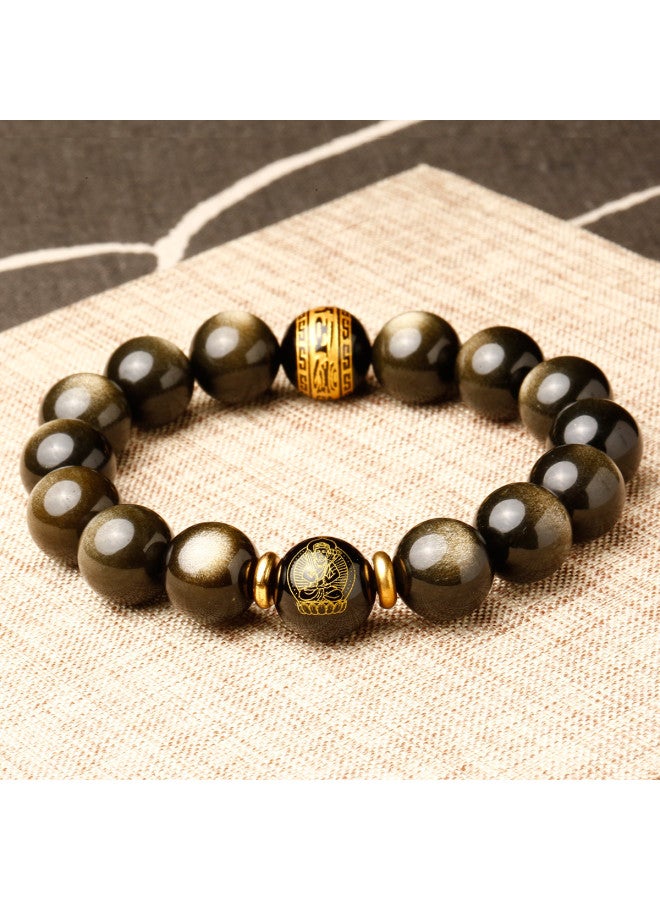 Black Obsidian Zodiac Bracelet For Men And Women, Zodiac Sign Bracelet, Couple Bracelet Gift 【gift Box Included】 - Image 2