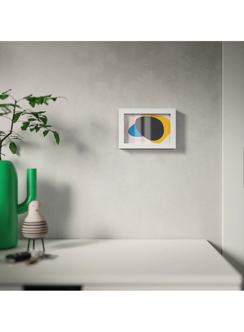 Wall Photo Frame, Wall Hanging Picture Frame, Mounted Frame For Home, Office White - Image 2