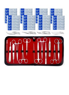 54pc Advanced Training Kit- High Grade Stainless Steel Needle Holder Scissors Hemostat Tweezers All In One Set With Carrying Case - pzsku/ZC1609329989A3B38CA9BZ/45/_/1710776291/f7d8b6f3-832a-4929-97a4-359dbf38635d