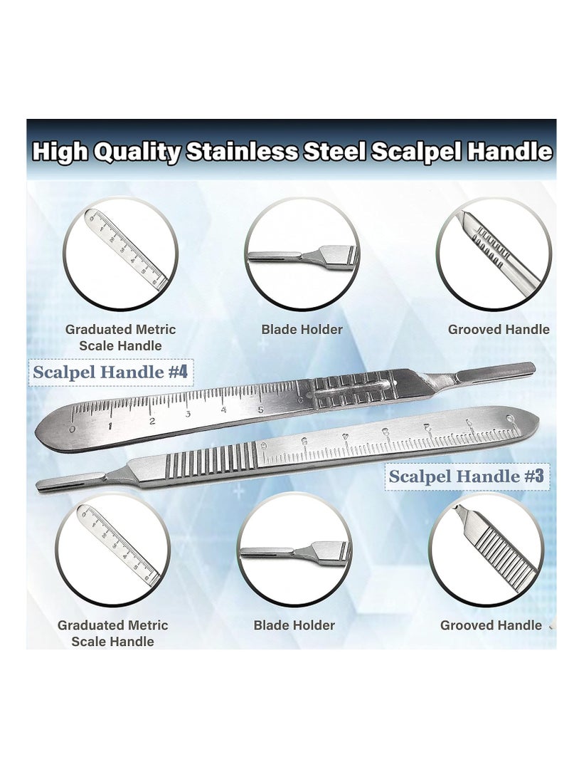 BIONEX 54pc Advanced Training Kit- High Grade Stainless Steel Needle Holder Scissors Hemostat Tweezers All In One Set With Carrying Case - Image 4