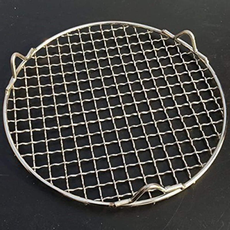 Comicfs Round Cooling Rack Dia 7" 304 Stainless Steel Cross Wire Baking Barbecue Carbon Net Grill Pan Cooking Rack Steaming Rack with Legs Fits Air Fryer/Pressure Cooker/Stockpot/Dutch Oven (18cm/7") - Image 5