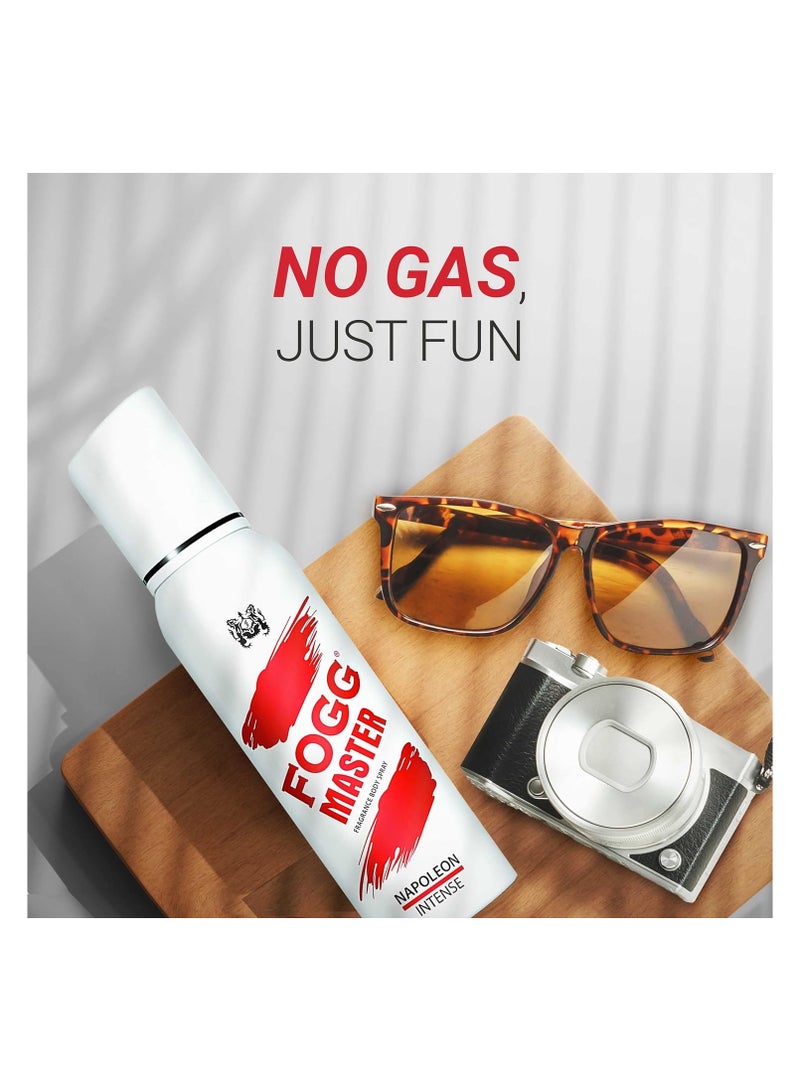 فوج مزيل العرق ماستر نابوليون انتنس نو غاز للرجال، بخاخ عطري يدوم طويلاً، 120 مل - Image 3