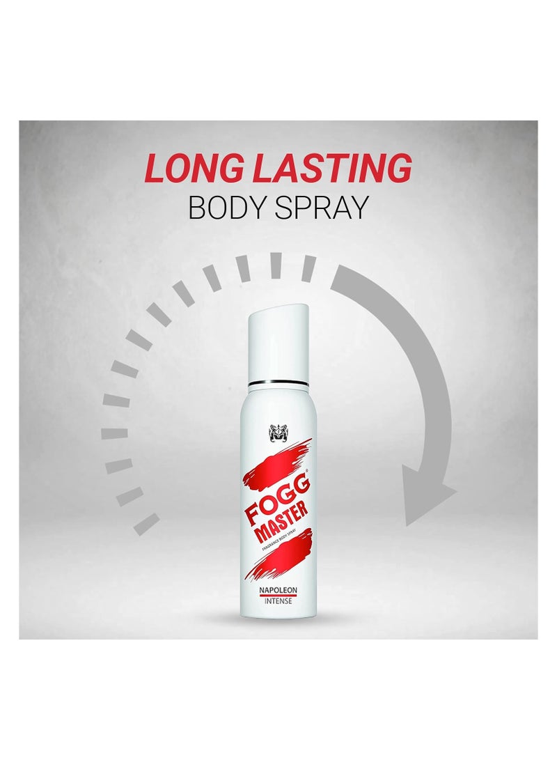 فوج مزيل العرق ماستر نابوليون انتنس نو غاز للرجال، بخاخ عطري يدوم طويلاً، 120 مل - Image 5