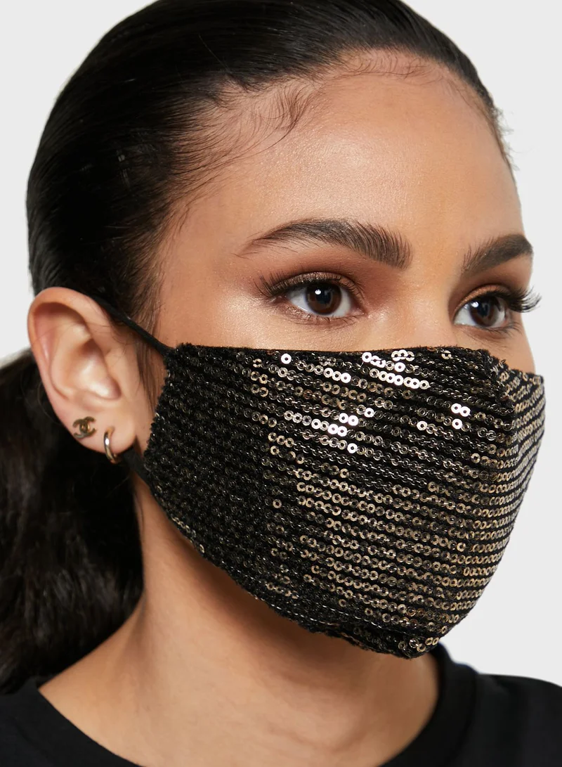 ALDO Sequins Fashion Adjustable Face Mask