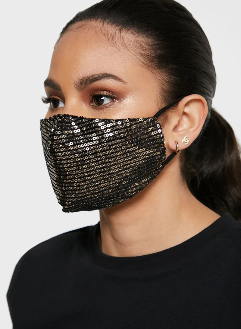 ALDO Sequins Fashion Adjustable Face Mask