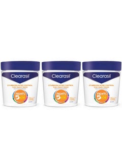 Clearasil Stubborn Acne Control 5In1 Daily Facial Cleansing Pads, 90 Count X Pack Of 3  - Image 1