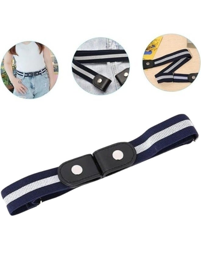 Elastic Belt Without Buckle, Individually Adjustable for Waist Circumference, Women Belt, Men Belt, Kids Belt, Unisex Strap for Jeans, Trousers, Skirt, Dress, Stretch Belt Adjustable - Image 1