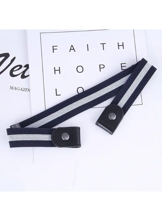 Elastic Belt Without Buckle, Individually Adjustable for Waist Circumference, Women Belt, Men Belt, Kids Belt, Unisex Strap for Jeans, Trousers, Skirt, Dress, Stretch Belt Adjustable - Image 2