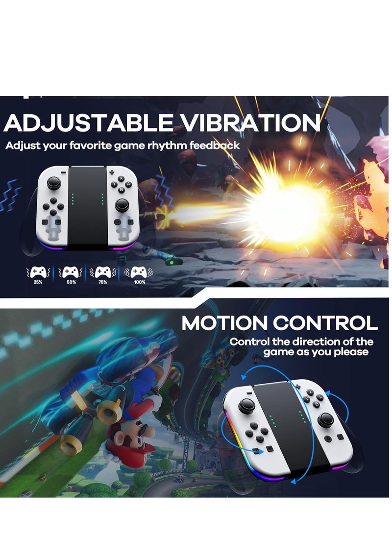 Generic Controllers for Nintendo Switch, Replacement for Switch Controller with RGB LED, Adjustable Turbo & Vibration, Motion Control/Wake-Up,Screenshot  - Image 5