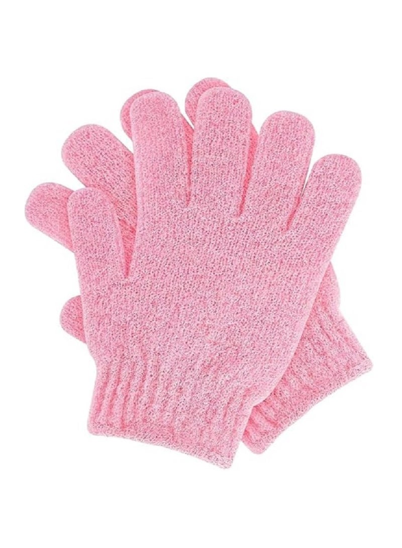Alice Loofah - 2-Piece Body Exfoliating Gloves Exfoliating Body and Bath with Hanging Loops for Scrubbing Ingrown Hair and Dead Skin for Shower, Spa, Massage, and Cellulite Removal - Image 2