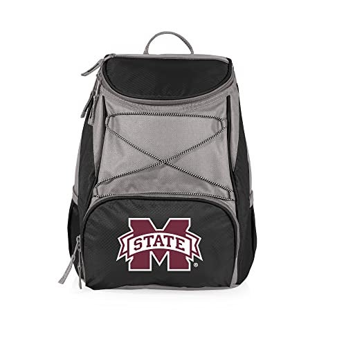 PICNIC TIME NCAA Mississippi State Bulldogs PTX Insulated Backpack Cooler, Black - Image 1