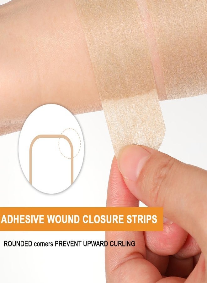 ILSSLI Skin Wound Closure Strips Breathable Sterilie Wounds Closure Bandage 30 Plasters 21x100mm Stitch Free Laceration Repair Tape - Image 4