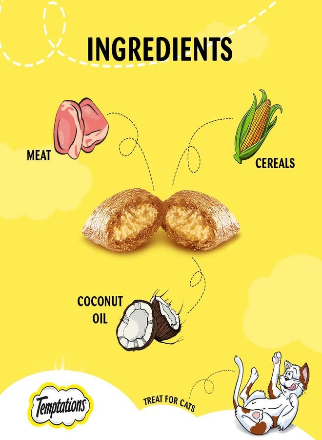 تيمبتيشنز مكافآت تمبتيشنز للقطط، بنكهة التونة الشهية 85 غرام (عبوة من 6 قطع)، للقطط البالغة، جافة - Image 3