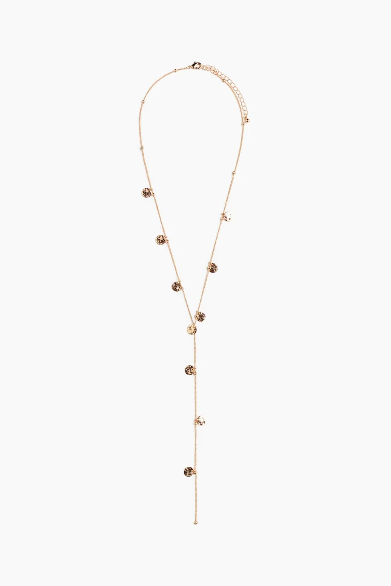 H&M Y-shaped charm necklace