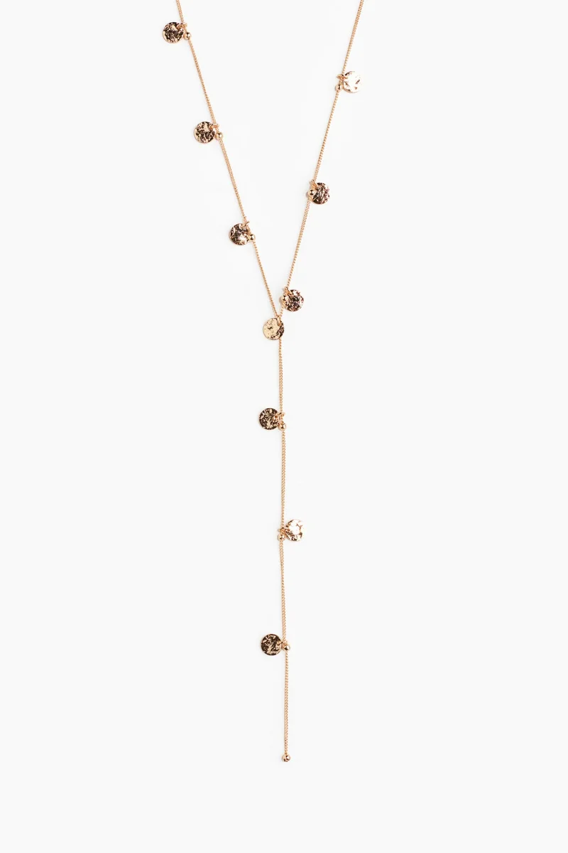 H&M Y-shaped charm necklace