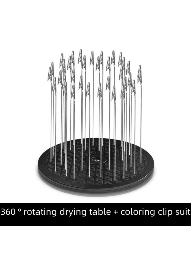 Generic - Gundam Model Spray Paint Rotating 360 Turning Color Table Base Tool Hand-held Rotating Table Base Rotating Spray Drawing Table Workbench-Color:Rotary Coloring Table - Image 1