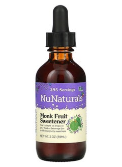 NuNaturals Monk Fruit Sweetener 2 oz (59 ml) 