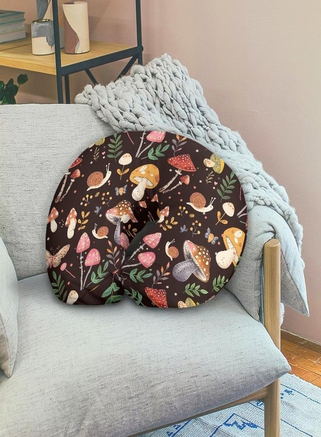 Psesaysky Cute Mushroom Baby Nursing Pillow Cover for Bottle Feeding, Stain Resistant Soft Breastfeeding Pillow Slipcover Breathable Pillow Cover for Infant Snug - Image 4