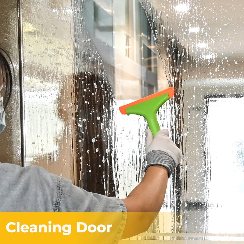 Gomake Small Silicone Squeegee Window Shower Squeegee Auto Water Blade Squeegee For Shower Glass Door Car Windshield  Window  Mirror  Bathroom Countertop Cleaning - Image 4