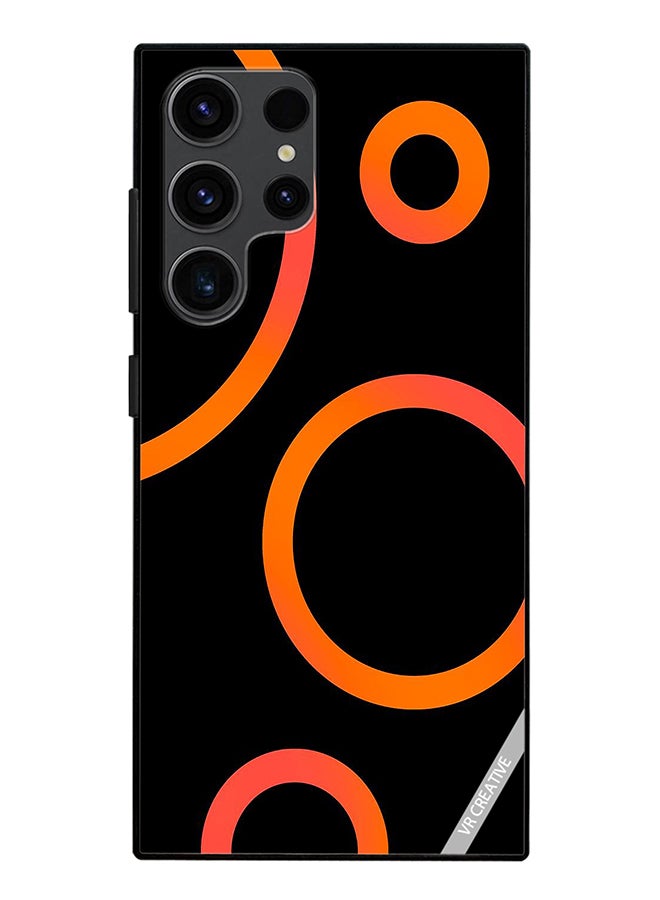 VR CREATIVE Protective Case Cover For Samsung Galaxy S24 Ultra Circle Design  Multicolour - Image 1