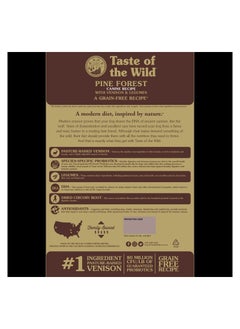 Taste of the Wild Pine Forest Canine Recipe 12.2KG  - Image 2