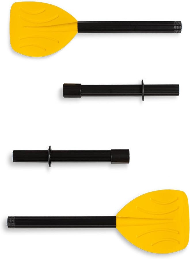 INTEX Challenger Inflatable Boat Series: Includes Deluxe Boat Oars and High-Output Pump – SuperStrong PVC – Triple Air Chambers – Welded Oar Locks – Heavy Duty Grab Handle - Image 4