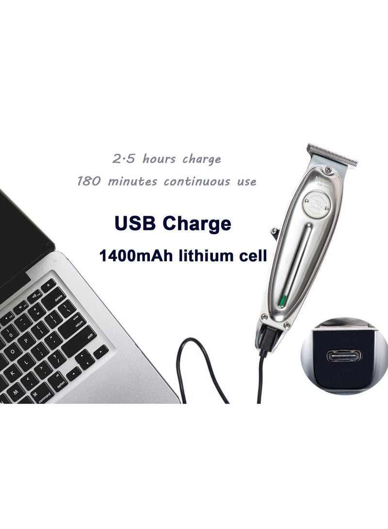 Multifunctional Beard Body Trimmer Shaver Set for Men, Home Barber Kit with USB Charging & Adjustable Limit Comb - Image 4