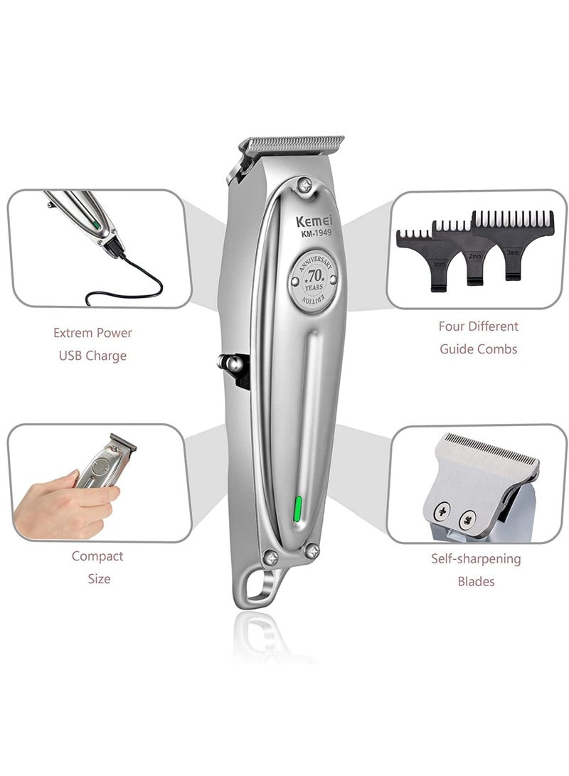 Multifunctional Beard Body Trimmer Shaver Set for Men, Home Barber Kit with USB Charging & Adjustable Limit Comb - Image 2