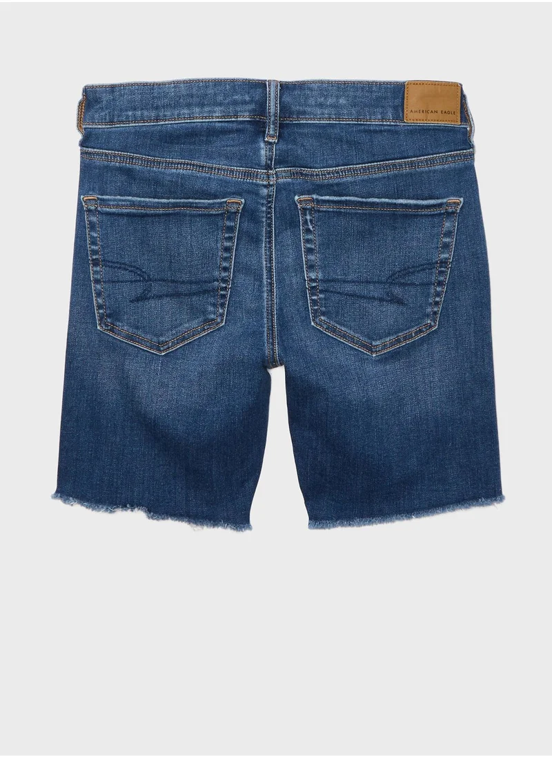American Eagle Pocket Detail Ripped Shorts
