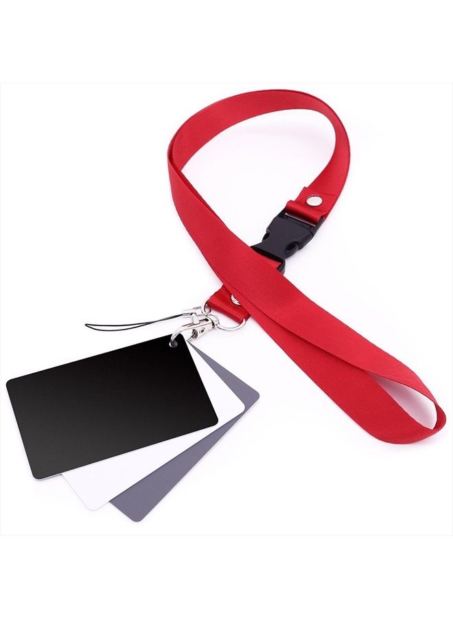 Anwenk بطاقة توازن اللون الرمادي 18% بطاقة تعريض التصوير بطاقة المعايرة المخصصة فحص الكاميرا فيديو، DSLR وفيلم - Image 3