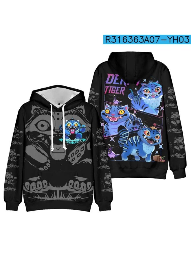 general K-POP: Demon Hunting Girl Group Printed Hoodie suitable for daily outings or styling making fans unable to put it down - Image 1