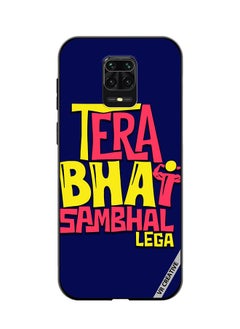 VR CREATIVE Protective Case Cover For Xiaomi Redmi Note 9S/9 Pro Tera Bhai Sambhal Lega Hindi Quots Design Multicolour  - Image 1