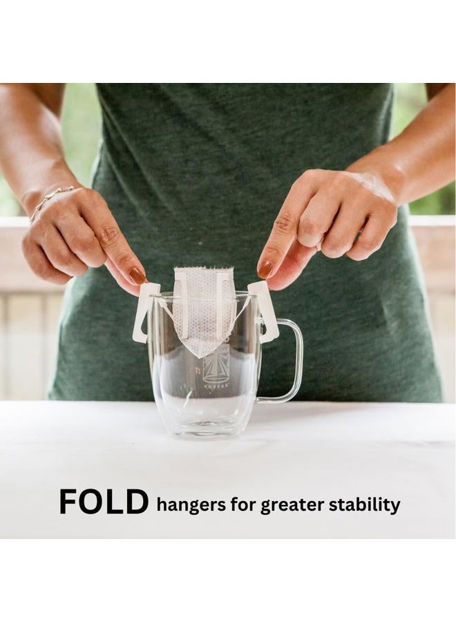 Tribo Coffee Single-Serve Portable Pour Over Drip Coffee - Specialty Grade - Variety - 5 Servings Per Box (Light, Medium & Med-Dark Roasts) - Image 3