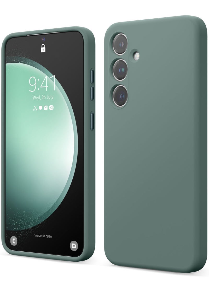 Elago Silicone for Samsung Galaxy S24 Plus Case Cover - Midnight Green - Image 1
