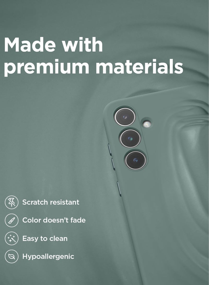 Elago Silicone for Samsung Galaxy S24 Plus Case Cover - Midnight Green - Image 4