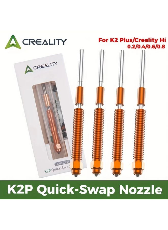 Quick Swap 0 6mm Nozzle Titanium Alloy Heat Break High Flow Speed Printing Tool Free - Image 1